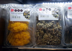 Exotic mushrooms with exciting names like Golden Ear and Dragon Claw.