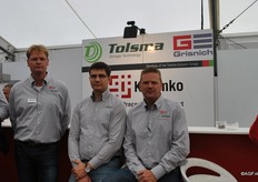 Sicco Zijlstra, Oles Kapitauckuk and Ruud Maat from the Tolsma Grisnich Group.