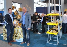 Jurgen Maerman and Richard Polderijk of C. Meijer. Once again the Jazzy potatoes were popular among the visitors.