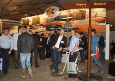 TPC, The Potato Company, had a very striking stand which caught the visitors’ attention. Arjan Feenstra from TPC on the photo