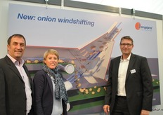 Bas Ruygrok, Iris Greveling and Ronald de Boer from Jongejans Luchttechniek.