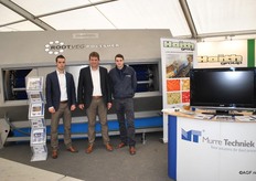 Bastiaan Hoogerland and Jan Murre of Murre Techniek. They were at the fair with Richard Haith of Haith Group.