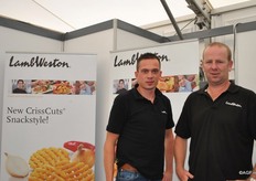 Ronald de Winter and Peter Rijk from Lamb Weston.