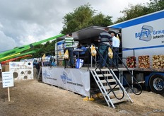 "Butter Group International was also present. This game could win you a football in whitet and blue; the Butter colours. "Reach your goal with Butter Group."