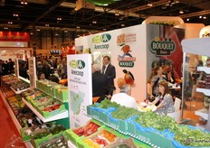 Many products in de stand of Anecoop.