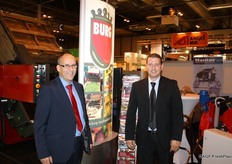 Arjan van Burg from Burg Machinefabriek with Albert Llaguerri.