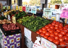 With about 100 producers, competition at the Farmers Market is of course fierce