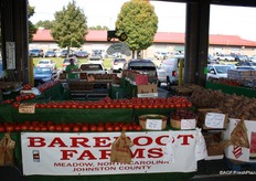 Tomatoes and sweet potatoes from Barefoot Farms