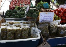 The grapes were also available for tasting, but didn't have the flavour we're used to in Europe