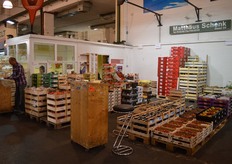 Matthäus Schenk oHG in Hall 2 is a certified organic company. On the left: CEO Peter Schenk.