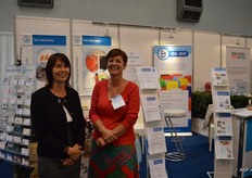 The Belgian packing institute, Marleen Calcoen and Ann van Geite.