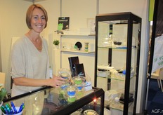 Tamara Schamphelaere of Avamoplast. Avamoplast develops and produces plastic packaging for food that can only be used once.