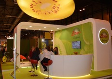 The Zespri booth.