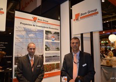 Bom Group is a supplier of greenhouses, screen installations, and climate control systems. Dimitri Mulder and Martin van Zeijl.
