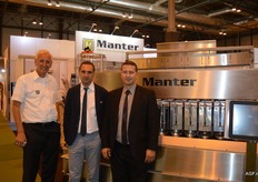 Willem de Jong with Javier Barranco and Albert Llaguerri of Manter Iberica. This branch is located in Barcelona, Spain.