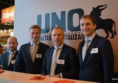 Rob Pijpers, Gijs Aartsen, Jack Aartsen and Jasper van der Sandt of Aartsenfruit.