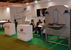 Marcelissen at the booth of their Spanish partner.