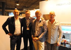 Wibo van den Ende (Safe, second on the left) with Stijn Verstijnen, Otto de Groot and Jeroen Luijendijk of HDG.