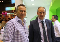 Cousins Henk Rozema, Olympic Fruit, and Hans de Waard, Fresh Source Group.