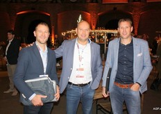 Peter van Rijn, Stoffels Tomaten, with Fred Kloen and Barry Raadschelders of OTC