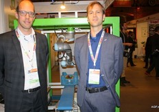 Eelke Westra and Rick van de Zedde of WUR