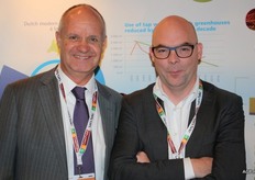 Ger van Burik with Johan de Witte of BerryWorld
