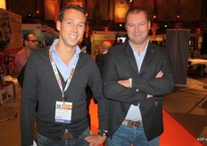 Tom Leenheer and Marcel van der Welle of Van Ooijen Citrus