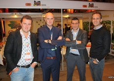 Robbert Rijnhout (Jaguar), Paul Postema (Hillfresh), Jan-Willem Schinkelshoek (FreshChoi) and Daan van der Giessen of SanLucar