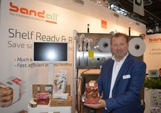 Erik de Roos from Bandall. The company’s slogan is Branding by banding. The next photograph shows an example of the company’s creativity.