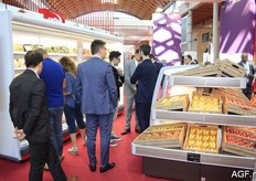 Much interest for the various fruit and vegetables.