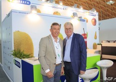 Erik Leerdam from Greefa with Dick Heijmans from Fruitmasters.