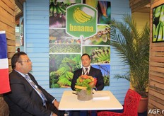 José, left, and Kilian Almonte from Banama. They supply bananas from the Dominican Republic.