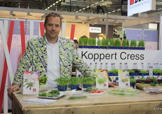 Koppert Cress is a sponsor for Anuga. Marc Bonsmann presented a wide range of gastro products. “We are pioneers when it comes to certain products. Our job is to add knowledge and to highlight opportunities.”