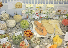 Ardo, specialises in frozen products. New: roasted corn, frozen herbs and smoothie mixes. Much is sourced “glocally”. Vegetable rice is also a growing market.