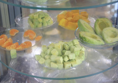 Close-up of a number of Camposol’s products.