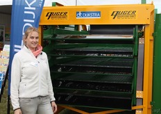 Annika Poelsma from dt Dijkstra was there in the Euro Direct stand. This is the agent for dt Dijkstra in France.