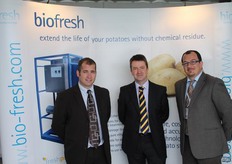 Jeremy Barraclough, Jonathan Caisley and Carlo Salone from Biofresh.