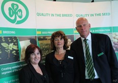 Fionnuala Desmond Irish office, Greta Broeders and Erik Appeldooren from Irish Potato Marketing.