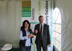 Sophie Lock en Robert Burns from Potato Council.