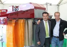 Marco Maljaars from ERC machinery and Pierre Vanier.