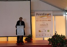 The conference hall.