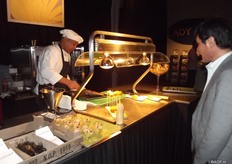 There was also a cook present here who prepared tasty snacks with potatoes.