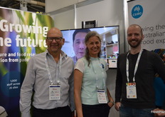 Rieks van Klinken, June Muller and Nick van Beest at CSIRO.