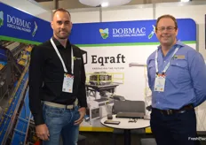 Dobmac manufacture and import machinery into Australia, there has been a massive shift towards automation due to the severe labour shortage in the country. Hans Minderhout from Eqraft and Mark Dobson from Dobmac.