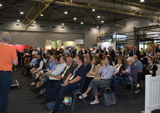 The sessions on the first day drew a big crowd.