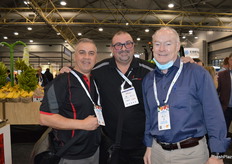 Joe Tullio and Vince Brullo from Australia Fruits with Jeff Scott from Australian Table Grape Association.
