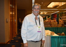 John Pandol with Pandol Brothers is walking the show floor. 