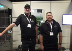 Paul Fairweather and Gareth Gardiner from Eco Trellis.