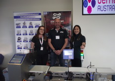 Kahlia Murray, Julian Horsley and Sussan Nguyen from A&D Australasia.