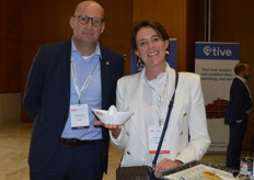 Philippe Beaujean and Ingrid Venstreels from the Port of Antwerp Bruge